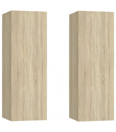 vidaXL 6 Piece TV Cabinet Set Sonoma Oak Engineered Wood