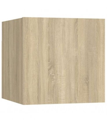 vidaXL 8 Piece TV Cabinet Set Sonoma Oak Engineered Wood