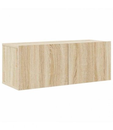 vidaXL 7 Piece TV Cabinet Set Sonoma Oak Engineered Wood