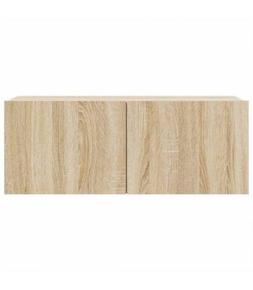 vidaXL 7 Piece TV Cabinet Set Sonoma Oak Engineered Wood