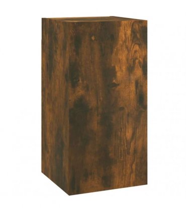 vidaXL 6 Piece TV Cabinet Set Smoked Oak Engineered Wood