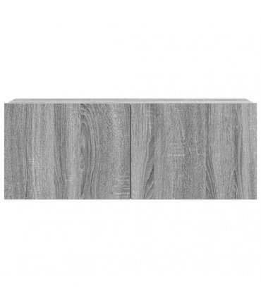 vidaXL 4 Piece TV Cabinet Set Grey Sonoma Engineered Wood