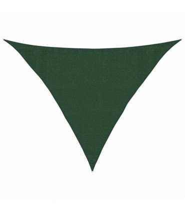 vidaXL Sunshade Sail 160 g/m² Dark Green 3,5x3,5x4,9 m HDPE