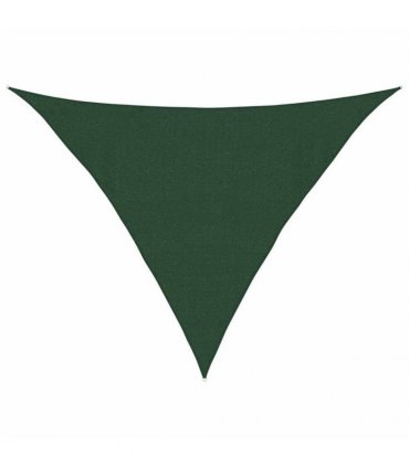 vidaXL Sunshade Sail 160 g/m² Dark Green 4x4x5,8 m HDPE