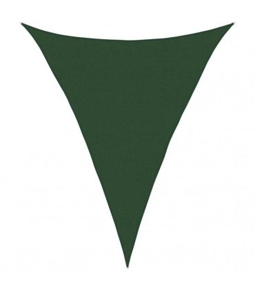 vidaXL Sunshade Sail 160 g/m² Dark Green 5x6x6 m HDPE