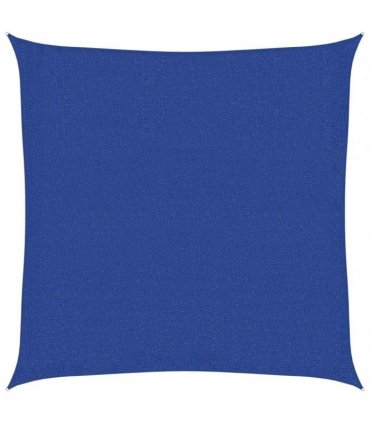 vidaXL Sunshade Sail 160 g/m² Blue 2.5x2.5 m HDPE