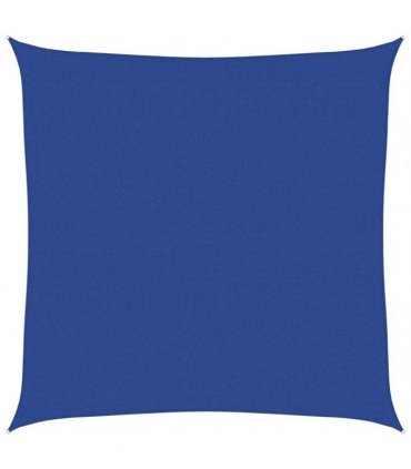 vidaXL Sunshade Sail 160 g/m² Square Blue 5x5 m HDPE