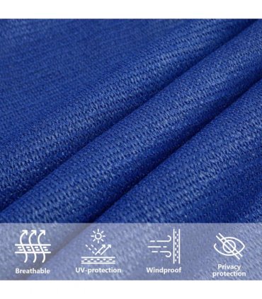 vidaXL Sunshade Sail 160 g/m² Blue 2x4.5 m HDPE