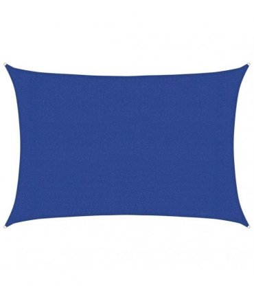 vidaXL Sunshade Sail 160 g/m² Rectangular Blue 3x5 m HDPE