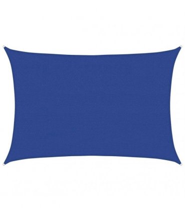 vidaXL Sunshade Sail 160 g/m² Rectangular Blue 4x5 m HDPE
