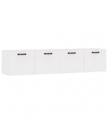 vidaXL Wall Cabinets 2 pcs White 60x36,5x35 cm Engineered Wood