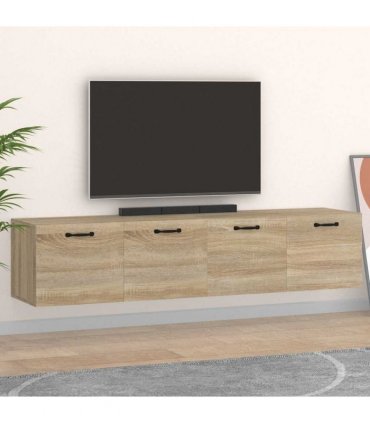 vidaXL Wall Cabinets 2 pcs Sonoma Oak 60x36,5x35 cm Engineered Wood