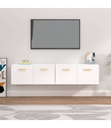 vidaXL Wall Cabinets 2 pcs White 80x35x36,5 cm Engineered Wood