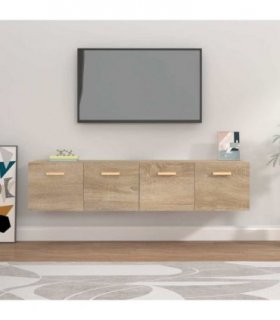 vidaXL Wall Cabinets 2 pcs Sonoma Oak 80x35x36,5 cm Engineered Wood
