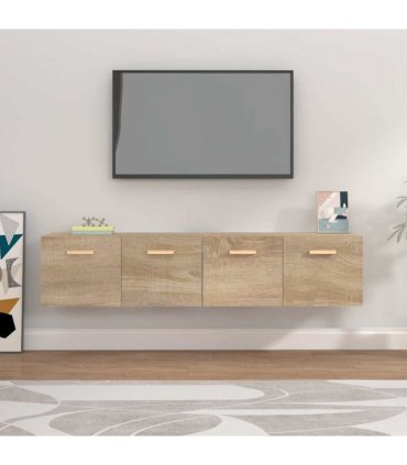 vidaXL Wall Cabinets 2 pcs Sonoma Oak 80x35x36,5 cm Engineered Wood