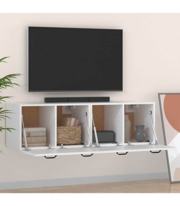vidaXL Wall Cabinets 2 pcs White 80x35x36,5 cm Engineered Wood