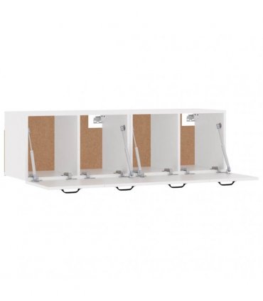 vidaXL Wall Cabinets 2 pcs White 80x35x36,5 cm Engineered Wood
