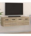 vidaXL Wall Cabinets 2 pcs Sonoma Oak 80x35x36,5 cm Engineered Wood