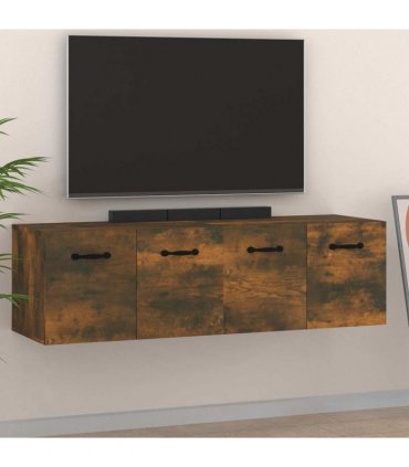 vidaXL Wall Cabinets 2 pcs Smoked Oak 80x35x36,5 cm Engineered Wood