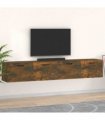 vidaXL Wall Cabinets 2 pcs Smoked Oak 100x36,5x35 cm Engineered Wood