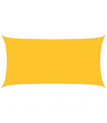 vidaXL Sunshade Sail 160 g/m² Yellow 3x6 m HDPE