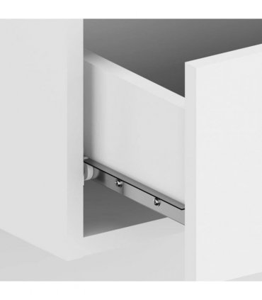 vidaXL Bed Headboard with Cabinets White Engineered Wood