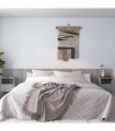 vidaXL Bed Headboard with Cabinets Grey Sonoma Engineered Wood