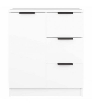 vidaXL Sideboards 2 pcs White 60x30x70 cm Engineered Wood