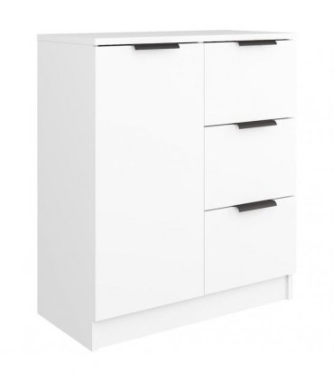 vidaXL Sideboards 2 pcs White 60x30x70 cm Engineered Wood