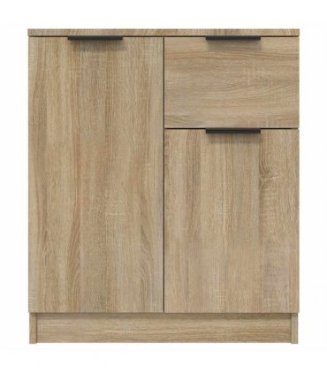 vidaXL Sideboards 2 pcs Sonoma Oak 60x30x70 cm Engineered Wood