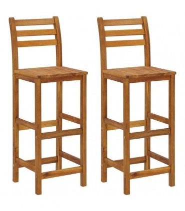 vidaXL 3 Piece Garden Bar Set Solid Wood Acacia