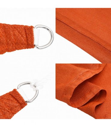 vidaXL Sunshade Sail 160 g/m² Orange 2.5x4.5 m HDPE