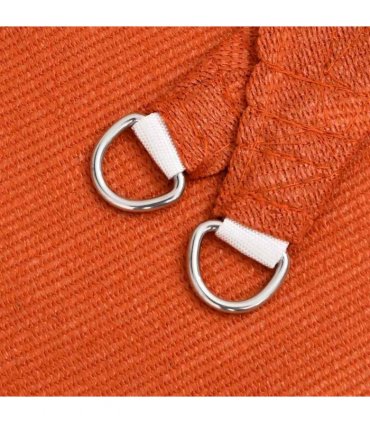 vidaXL Sunshade Sail 160 g/m² Rectangular Orange 4x5 m HDPE