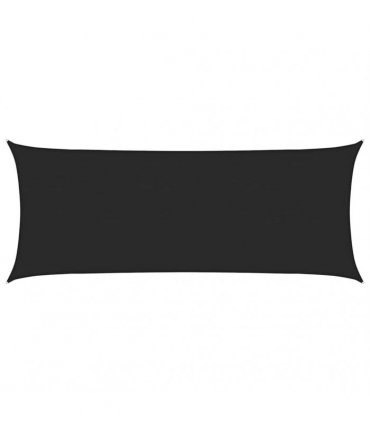vidaXL Sunshade Sail 160 g/m² Black 2x4.5 m HDPE