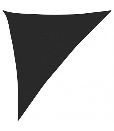 vidaXL Sunshade Sail 160 g/m² Black 3x4x5 m HDPE