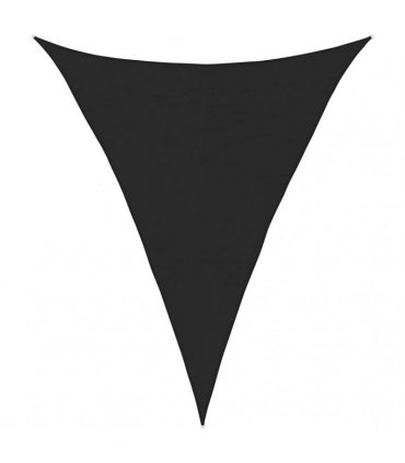 vidaXL Sunshade Sail 160 g/m² Black 4x5x5 m HDPE