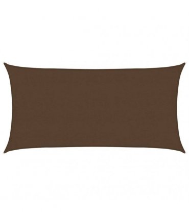 vidaXL Sunshade Sail 160 g/m² Brown 4x7 m HDPE