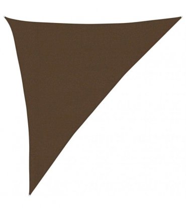 vidaXL Sunshade Sail 160 g/m² Brown 3x4x5 m HDPE