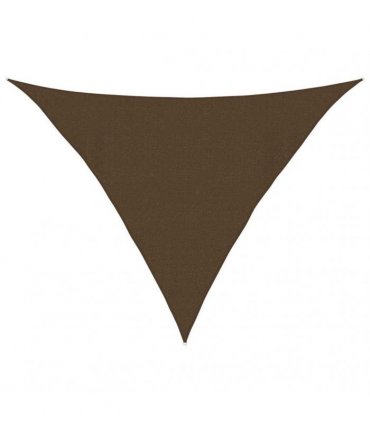 vidaXL Sunshade Sail 160 g/m² Brown 4x4x5.8 m HDPE