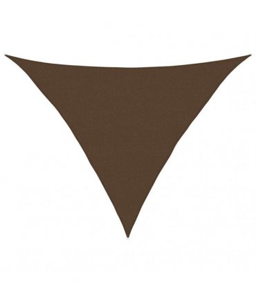 vidaXL Sunshade Sail 160 g/m² Brown 5x5x6 m HDPE