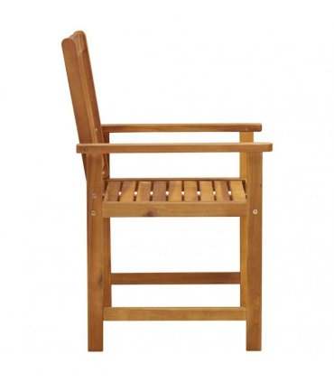 vidaXL Garden Chairs 4 pcs Solid Acacia Wood