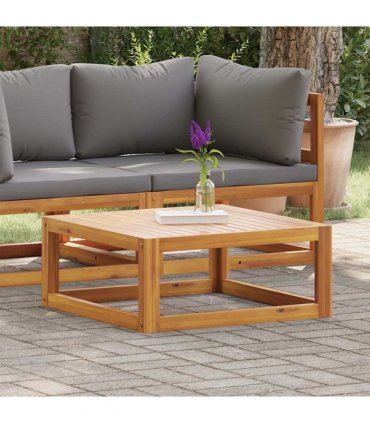 vidaXL Coffee Table 68x68x29 cm Solid Acacia Wood