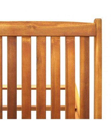 vidaXL Sun Lounger Solid Acacia Wood