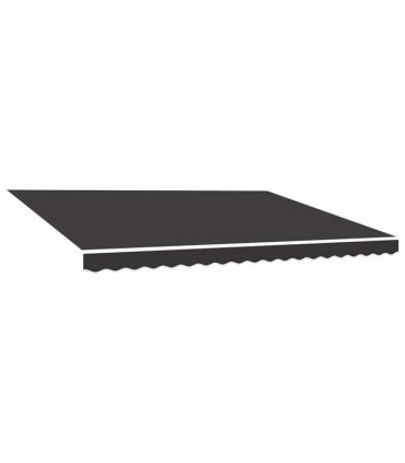 vidaXL Awning Replacement Fabric Anthracite 500x350 cm Polyester