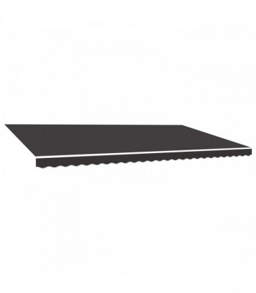 vidaXL Awning Replacement Fabric Anthracite 600x350 cm Polyester