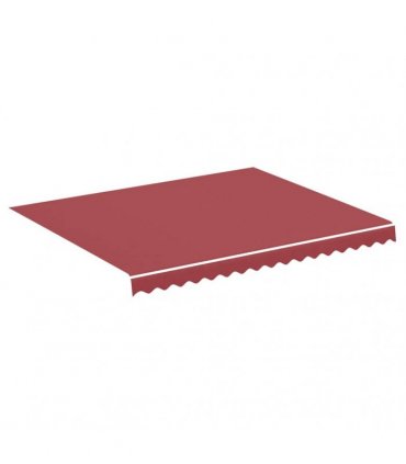 vidaXL Awning Replacement Fabric Burgundy Red 300x250 cm Polyester