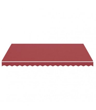 vidaXL Awning Replacement Fabric Burgundy Red 400x300 cm Polyester
