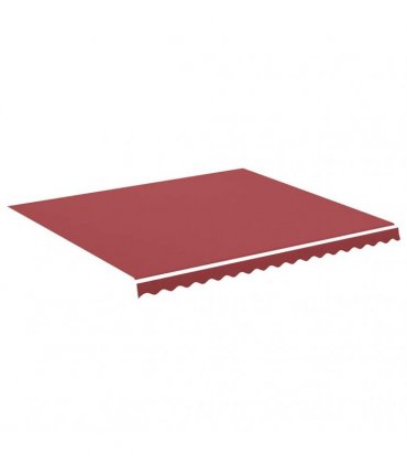 vidaXL Awning Replacement Fabric Burgundy Red 400x350 cm Polyester