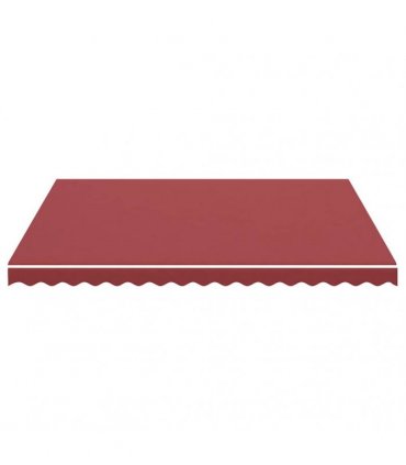 vidaXL Awning Replacement Fabric Burgundy Red 400x350 cm Polyester
