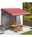 vidaXL Awning Replacement Fabric Burgundy Red 450x300 cm Polyester